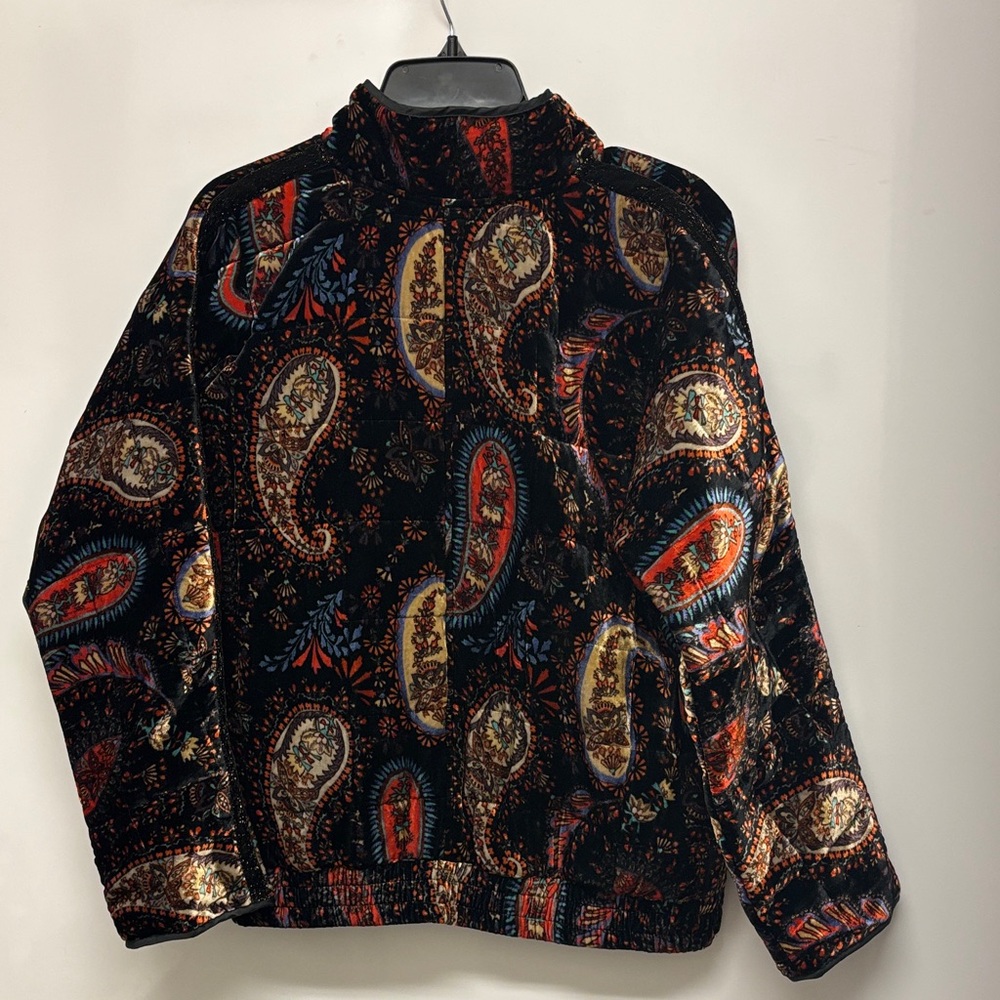 JOHNNY WAS DOLMAN QUILTED JACKET-SEZANA, Velvet Fabric. Size : Large (L ) NWT - Picture 7 of 14